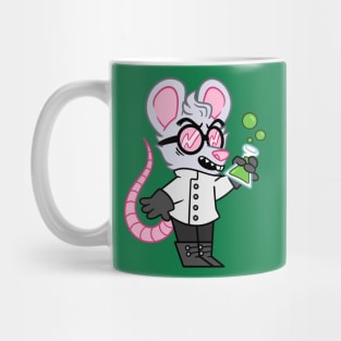Dr Catnip Mad Mouse Scientist Mug